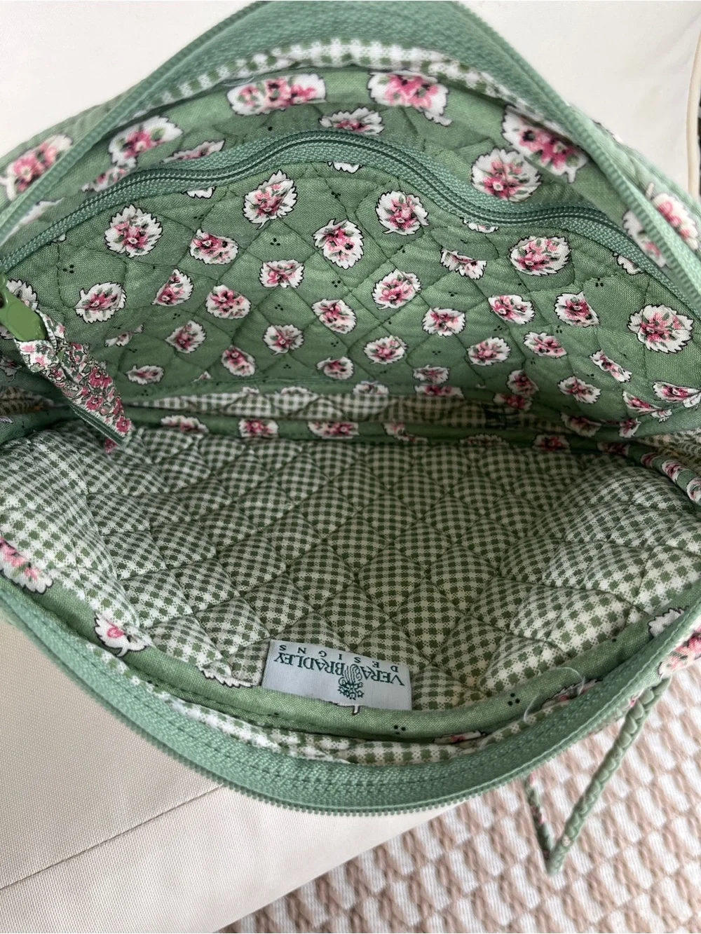 Vera Bradley Green Leaf Crossbody